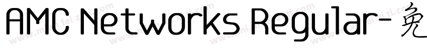 AMC Networks Regular字体转换